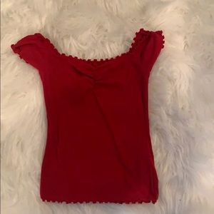 Off the shoulder shirt from Hollister